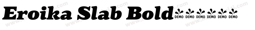 Eroika Slab Bold字体转换